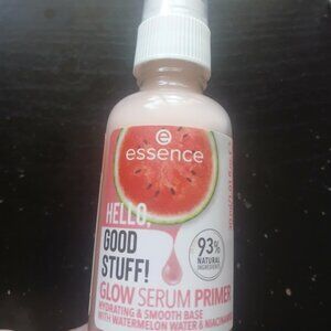 essence hello, good stuff glow serum primer